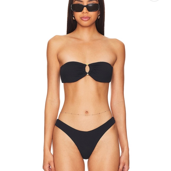 NWT L-Space Black Bikini Top - Picture 1 of 4